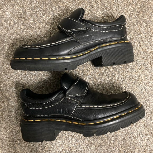 doc marten platform loafers